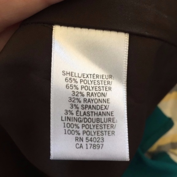 Banana Republic Herringbone Pattern Pencil Skirt – Size 4 - Picture 5 of 6